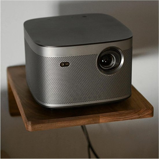 Projector standaard hout 33 cm | stevige projector houder met afgeronde hoeken voor presentatie en thuisbioscoop