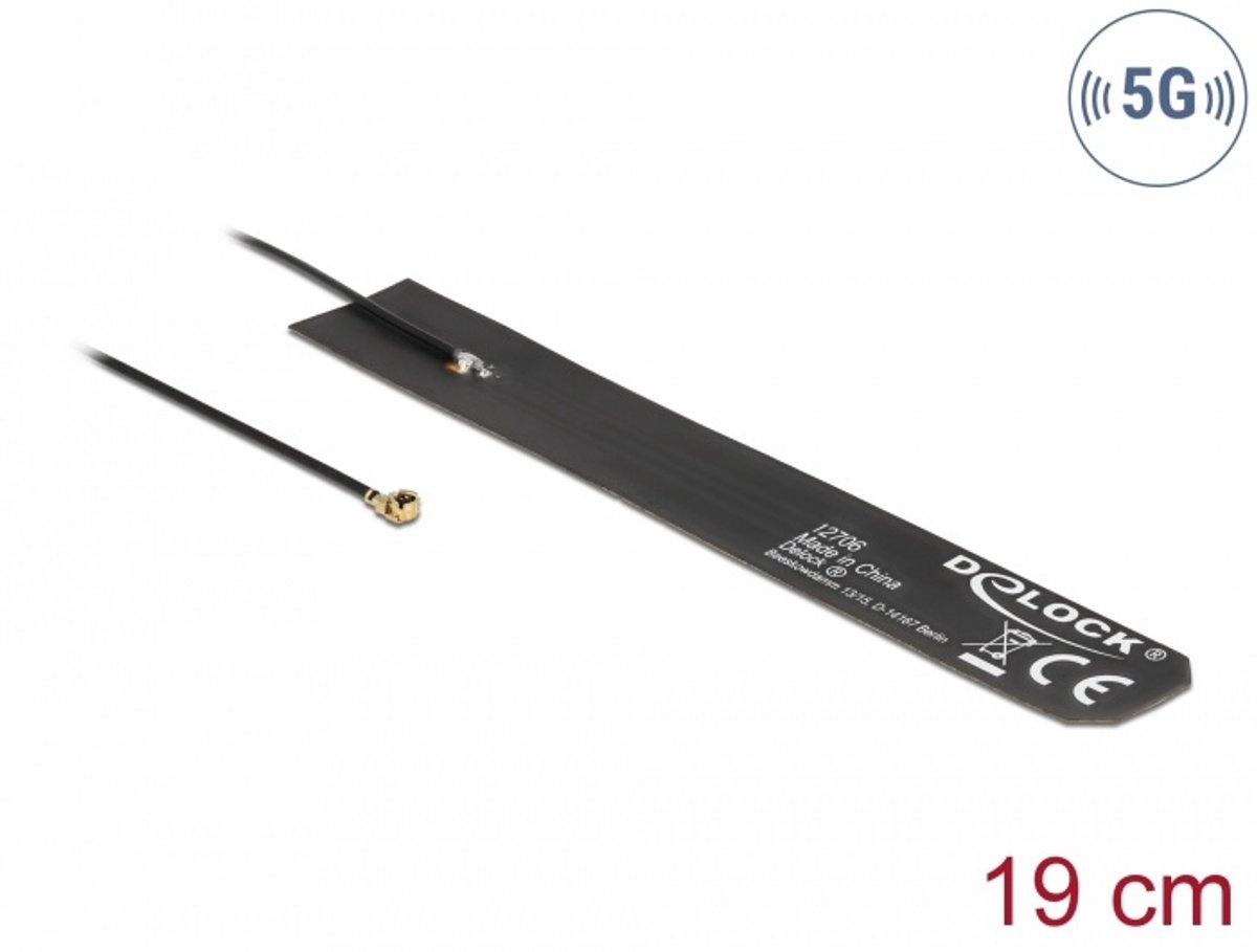 5G LTE Antenne I -Pex Inc., MHF® I Compatibele plug 0 - 4 DBI Omnidirectionele FPC