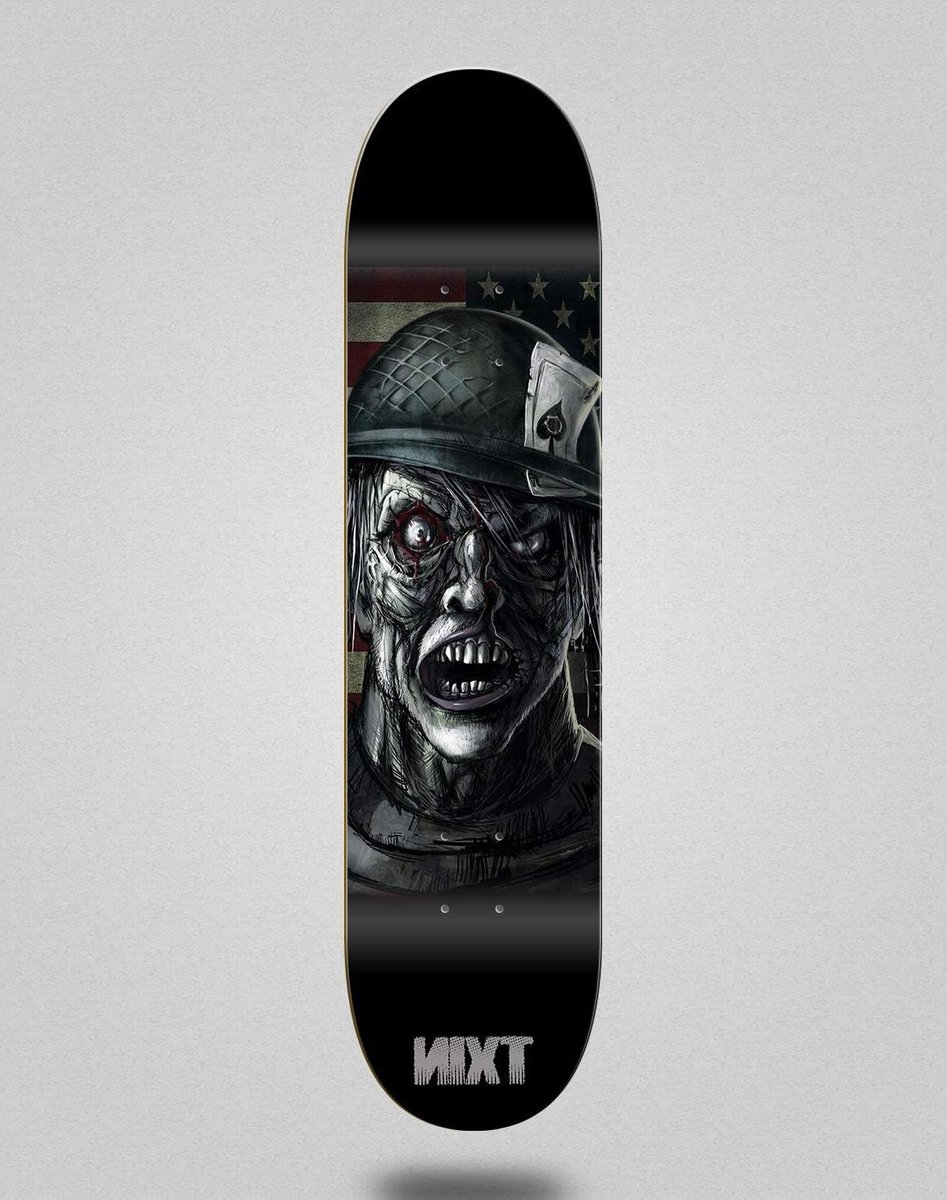 Skateboard Deck - Tabla Skate - Street Cruising - Zombie Design - 8.25 Inch - Multi
