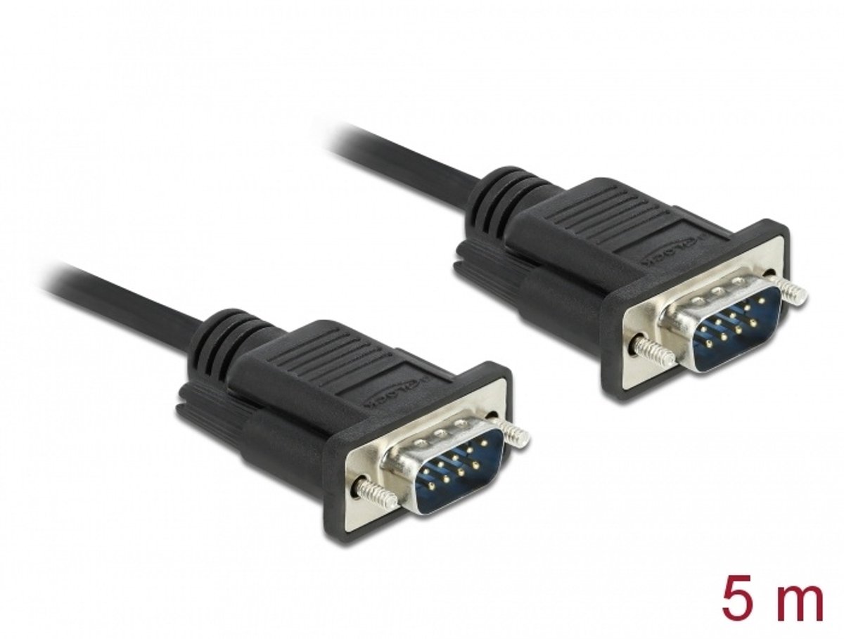 Seriële kabel RS-232 D-SUB 9 MANNEN TO MAN