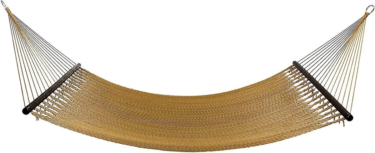 Touw Hangmat - Dubbele Hangmat - Buiten Ontspannen - Sterk Polyester Touw - 120 inch Lang - Niet gespecificeerd