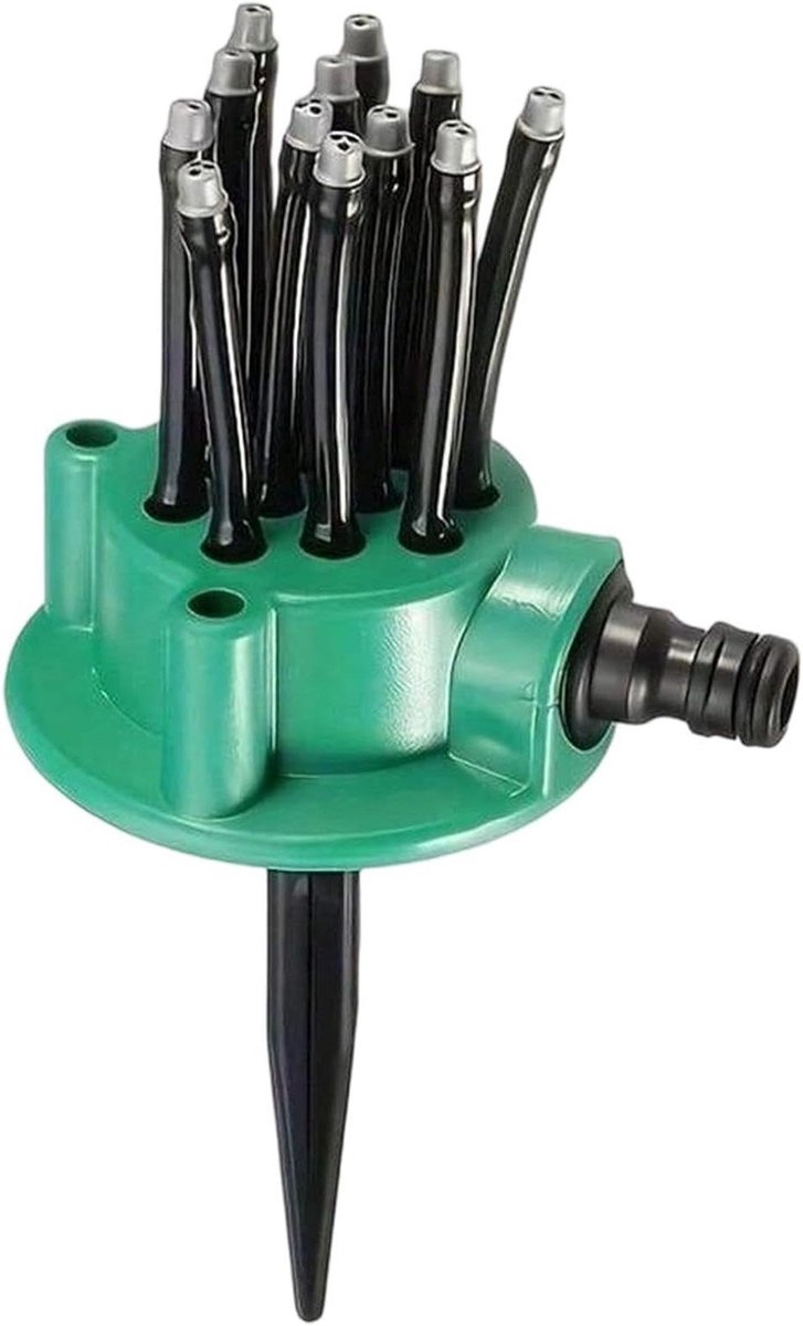 Gazonsproeier Verstelbaar - Tuin Irrigatie - Gazon Water Geven - 360 Graden Rotatie - 10 x 10 x 11 cm