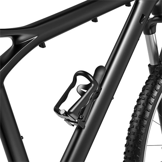 Motorfiets Bekerhouder - Drankhouder Fiets - Onderweg Drinken - Universele Pasvorm - 60-75 mm Diameter - Zwart — afbeelding 2