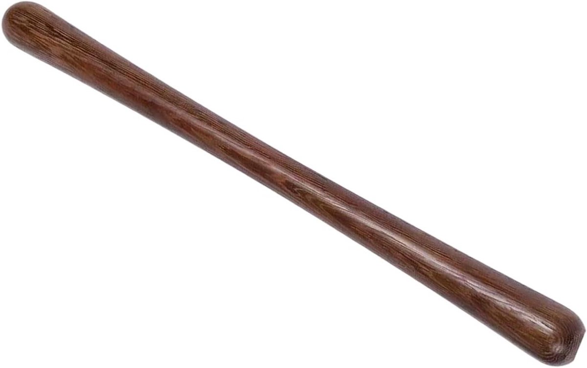 Handmatige Massagestok - Houten Spierroller - Spanningsverlichting Lichaam - Ergonomisch Comfortgreep - 35 of 41 cm - Houtkleur