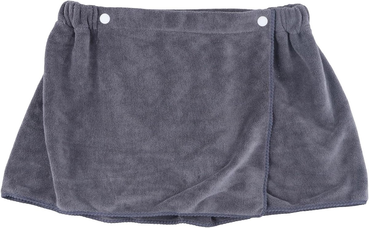 Sneldrogende microvezel sauna kilt voor mannen, verstelbare sauna handdoek met drukknoop, 30 x 140 cm, ideaal voor wellness en ontspanning