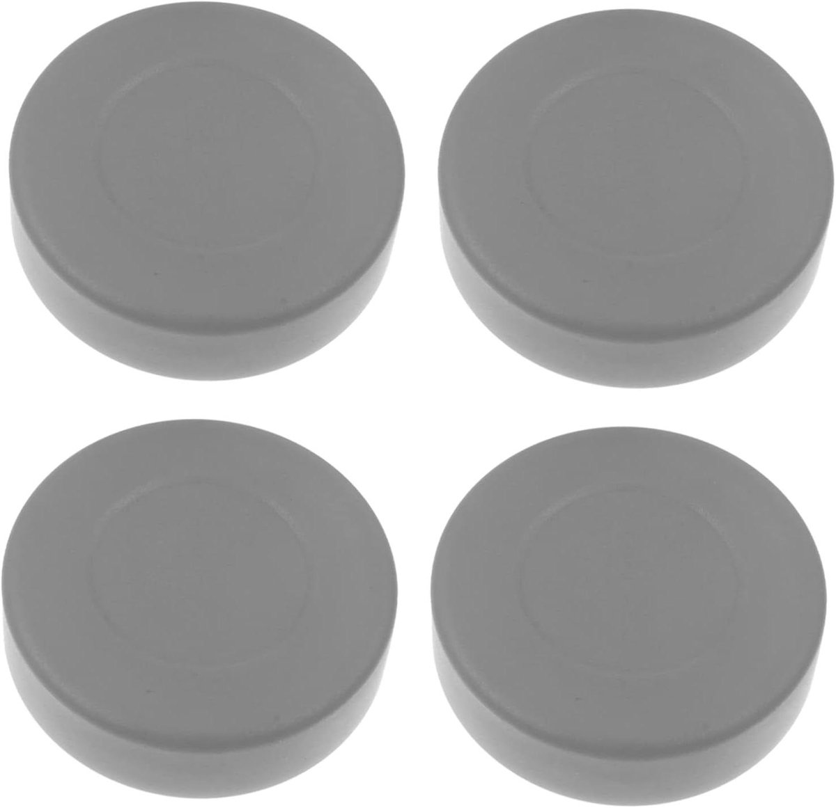 Hockeypuck Training - Oefen Puck - Rolhockey & IJshockey - Glad & Vlak - 7.2x7.2x2CM - Zilver