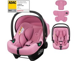 Lionelo Astrid i-Size Autostoel – ADAC 5-sterren – 40-87 cm – RWF – Memory Foam – Verstelbare hoofdsteun (7 cm) – Holmbergs gordels – Compatibel met ISOFIX-base & kinderwagen – i-Size norm – Licht & veilig