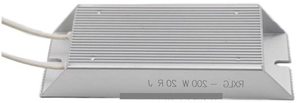 Aluminium Weerstand - Remweerstand - Elektronica Reparatie - 100W Vermogen - 1x1x1 cm - Aluminium