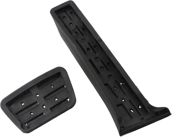 Pedaalhoezen Auto - Voetpedaal Covers - Verbeter Rijcomfort - Antislip Roestvrij Staal - AT 3PCS - Zilver — afbeelding 4