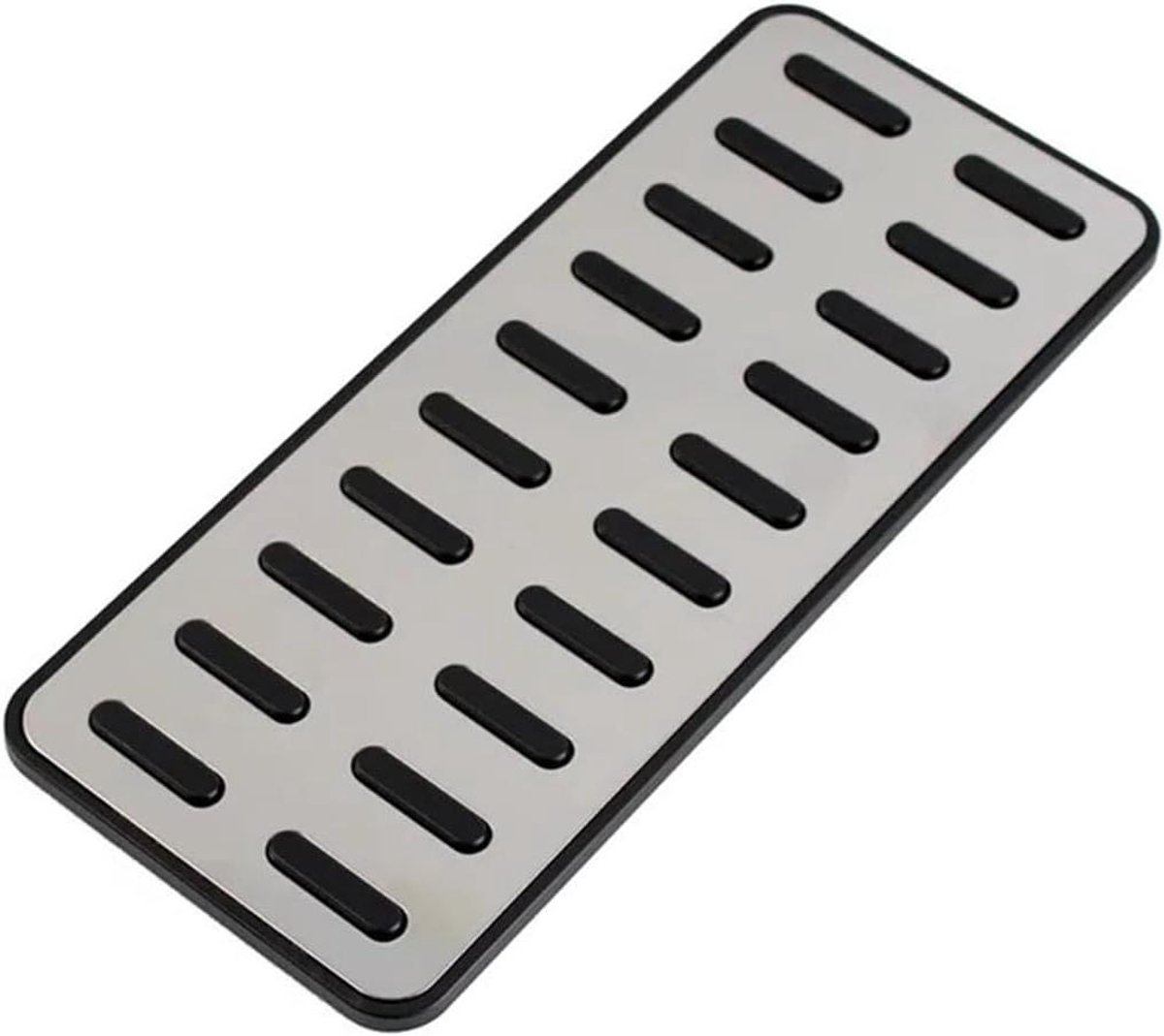 Pedaalhoezen Auto - Voetsteunhoezen - Veiliger Rijden - Antislip Oppervlak - 1 STUKS - Zilver