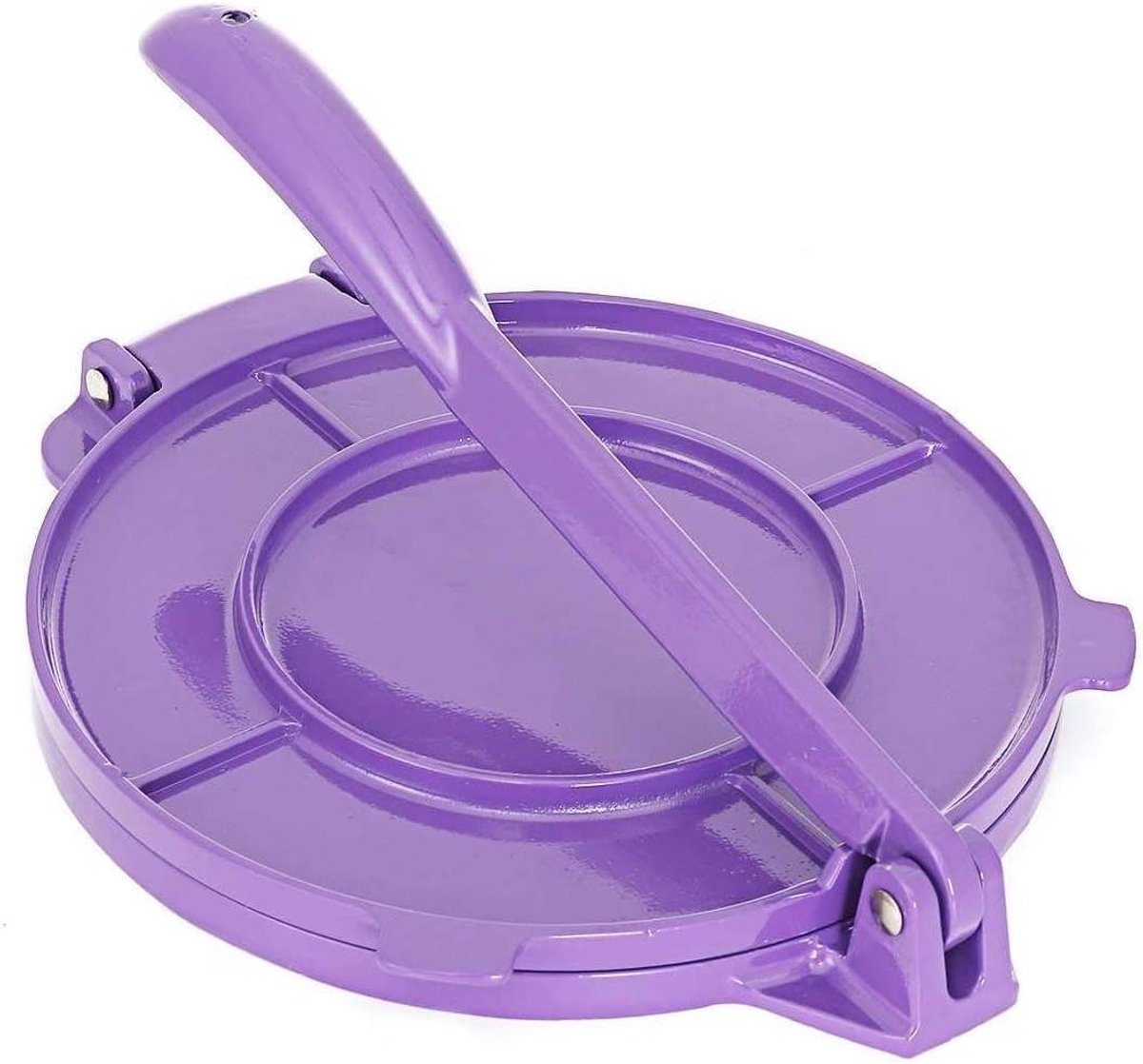 Tortilla Pers Deeg Maker Thuis Tortillas Maken Gekruid Gietijzer 8 Inch Paars
