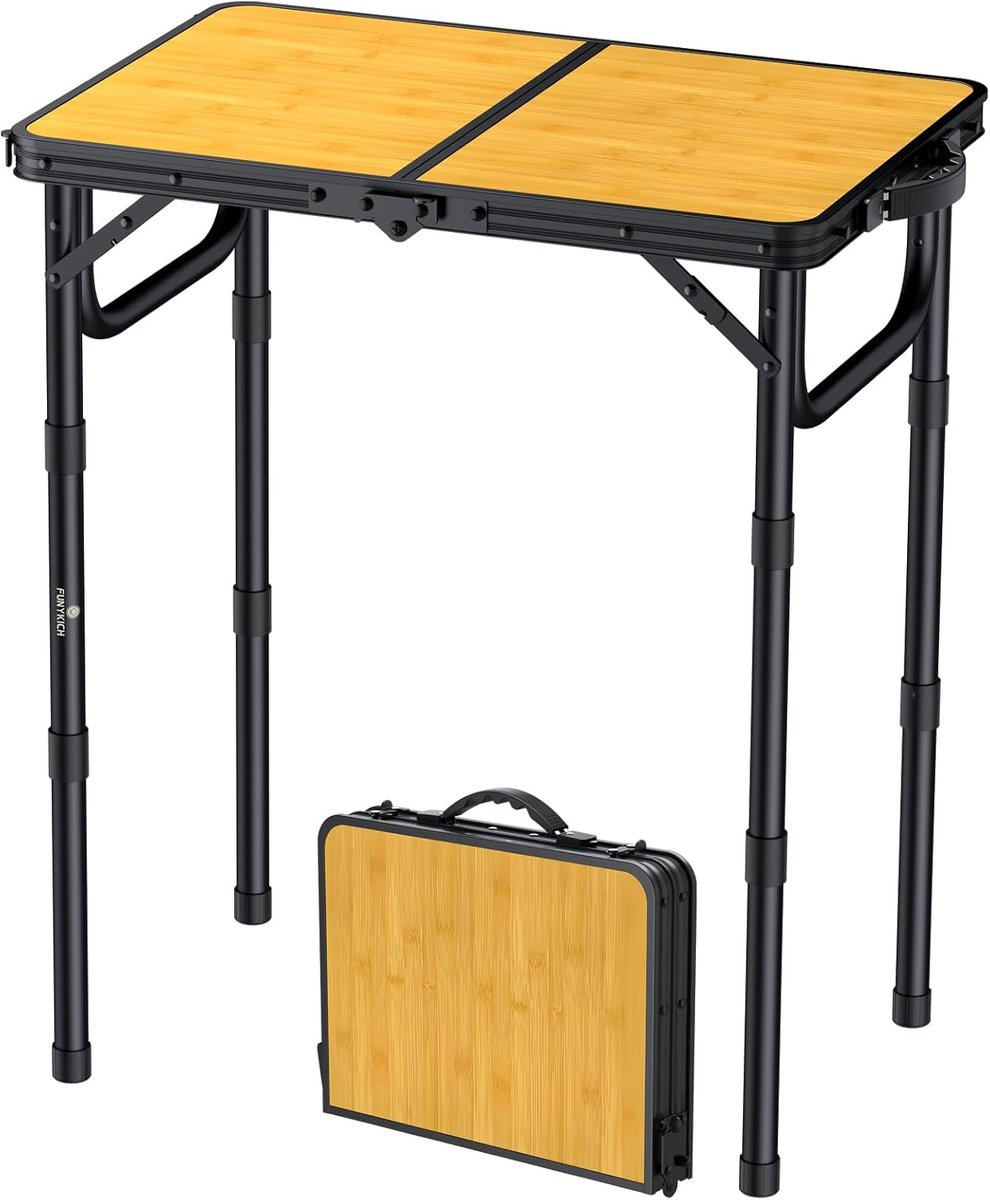 Opvouwbare Campingtafel – verstelbare picknicktafel aluminium
