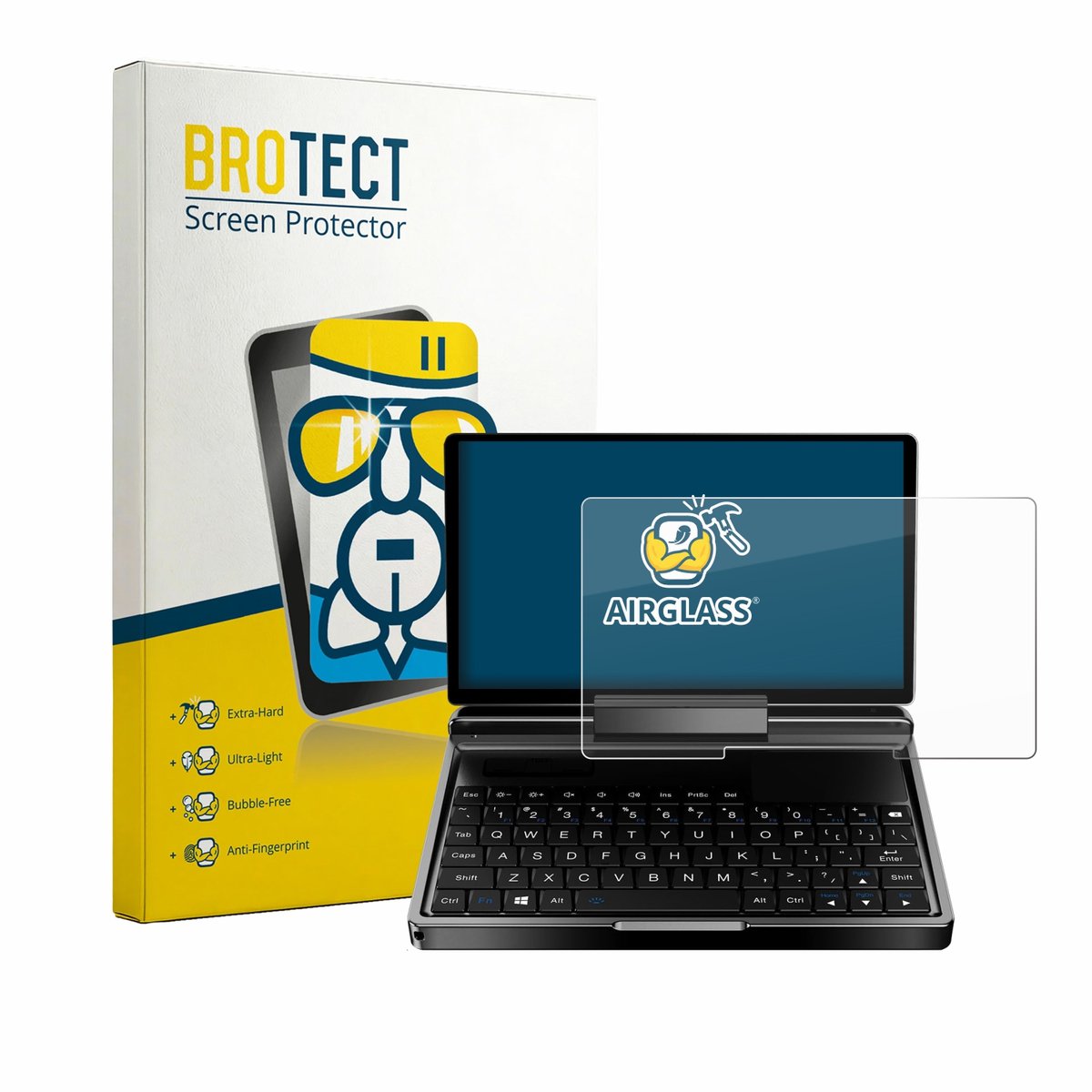 Screenprotector voor GDP MicroPC 2 Beschermglas transparant