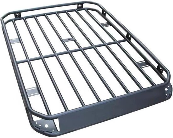 Off-road Dakrek - Bagageframe Auto - Vervoer Bagage - Antidiefstal Vergrendeling - 1.4 x 1.2 M - Zwart