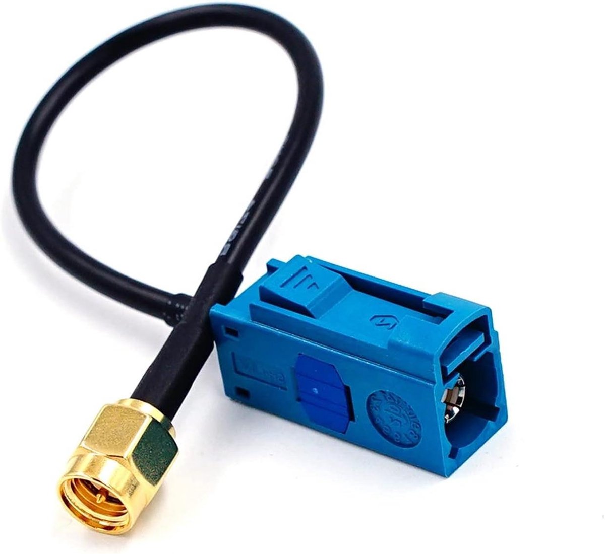 GPS Verlengkabels - Antenne Adapter - Navigatie Verbinding - Fakra naar SMA - 50 cm - Blauw
