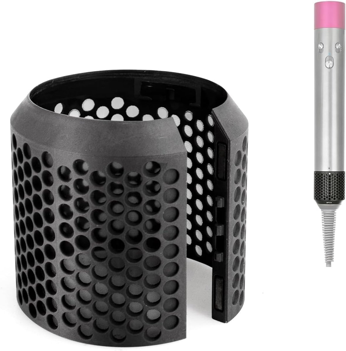 Geschikt voor Dyson Airwrap HS01 HS05 Krultang - Filter Beschermhoes, Haarstyler Filter Vervanging, Stofkap Accessoire，zwart