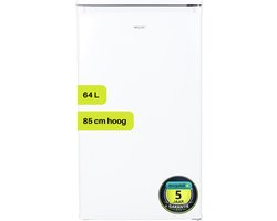 Exquisit GS111-040EW - Vriezer tafelmodel - Diepvrieskast - 5 Jaar Garantie - 64 Liter - 40dB - 4* Vriesruimte - Wit