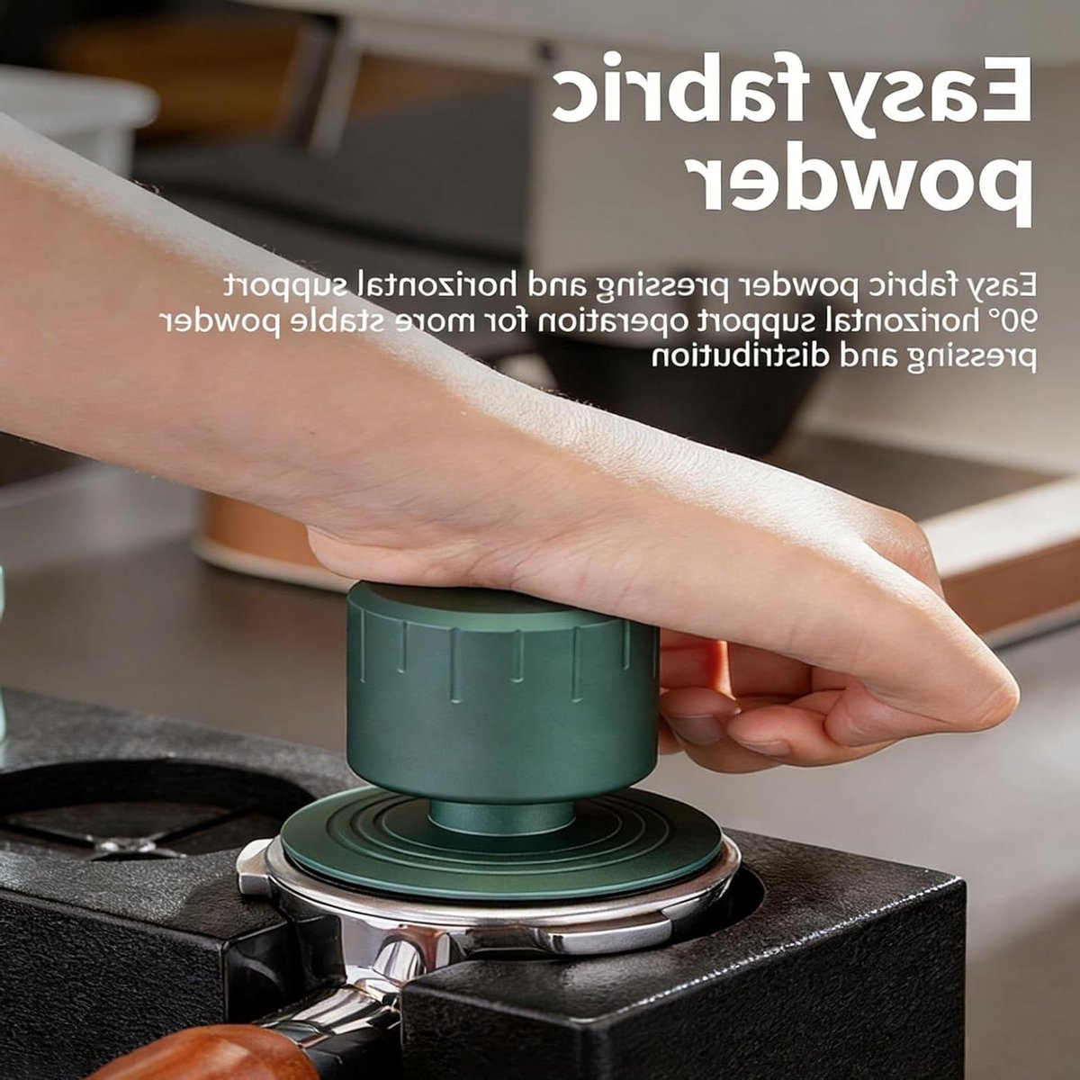 Koffie Tamper - Espresso Tamper Barista Tool - Koffie Bereiden - Automatisch Rebound Systeem - 51/53/58mm - Zilver