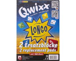 Vervangende scoreblokken voor gezelschapsspel Qwixx Longo