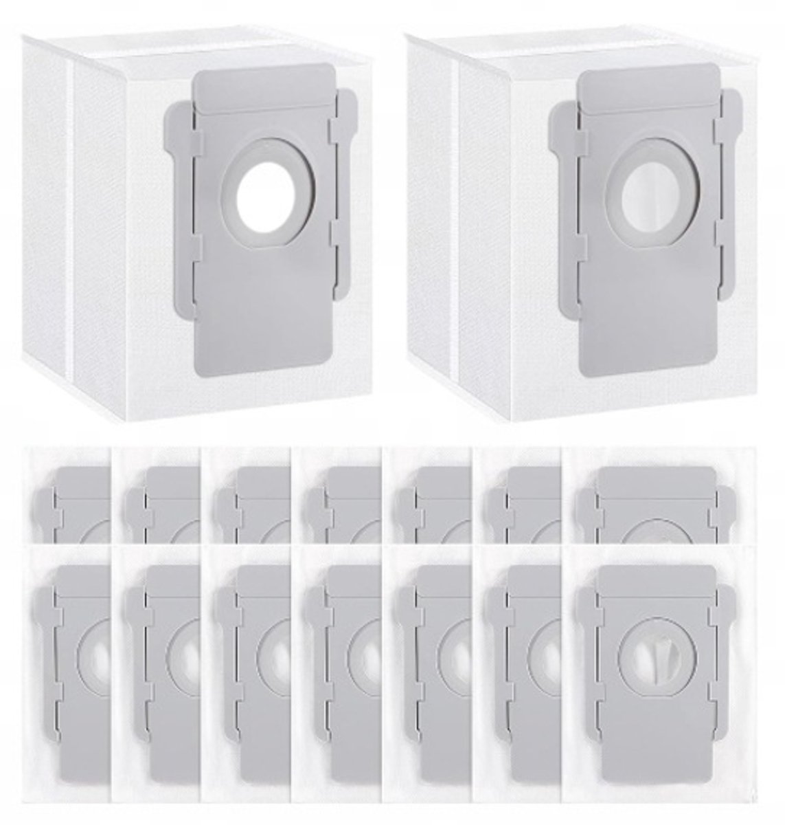 16 stuks stofzuigerzakken - Voor iRobot Roomba i3 i3+, i4 i4+, i5 i5+, i6 i6+, i7 i7+, i8 i8+, j5 j5+, j6 j6+, j7 j7+, j8 j8+, j9 j9+, s9 s9+, 104 105 405 504 505 705, 10 Max-Essential Robot Vacuum