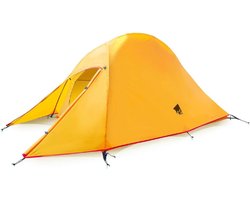 Ultralichte tent voor 2 personen, campingtent, dubbele 3-4 seizoenen, voor kamperen, wandelen, rugzak