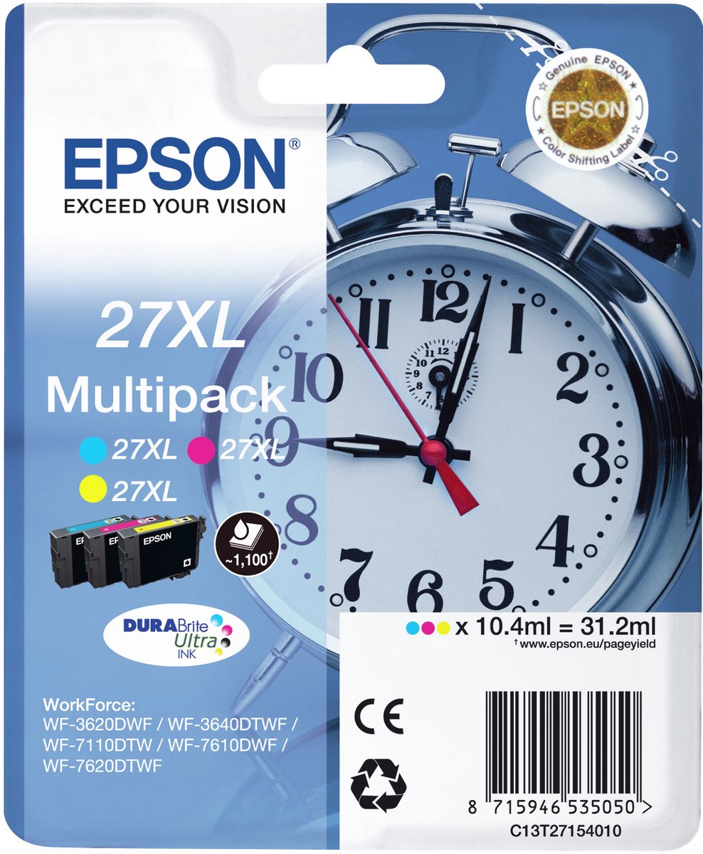 Epson 27XL - Inktcartridge / Multipack / Kleur