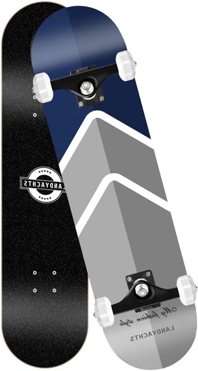 Skateboard Compleet Skate Board Stunts en Tricks Dubbele Kicktail 31 inch F