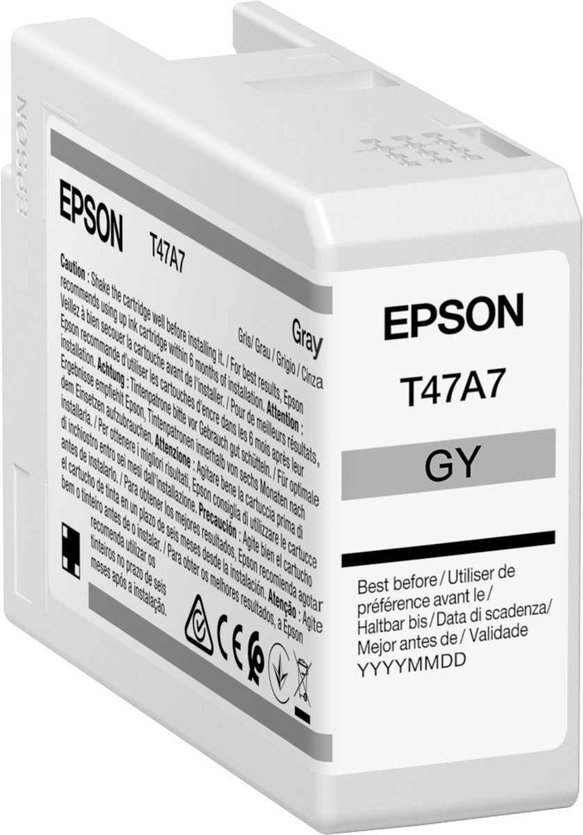 Epson T47A7 inktcartridge 1 stuk origineel grijs