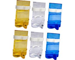 Automatische Waterdispenser Vogels - Drinkfontein Papegaai - Vogels Verzorgen - Transparant Fleslichaam - Niet Gespecificeerd - Blauw