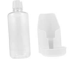 Vogel Drinkfontein - Waterdispenser Papegaai - Vogel Voeden - Automatisch Bijvullen - 100 Milliliter - Transparant
