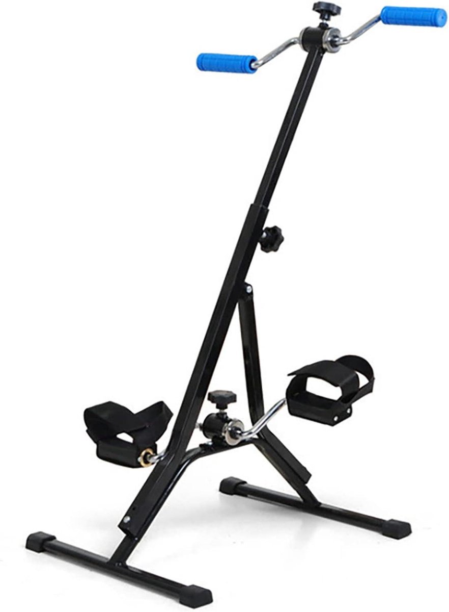 Hometrainer - Fitnessfiets Oefenfiets - Fysieke Revalidatie - Arm en Been Training - In Hoogte Verstelbaar - Wit