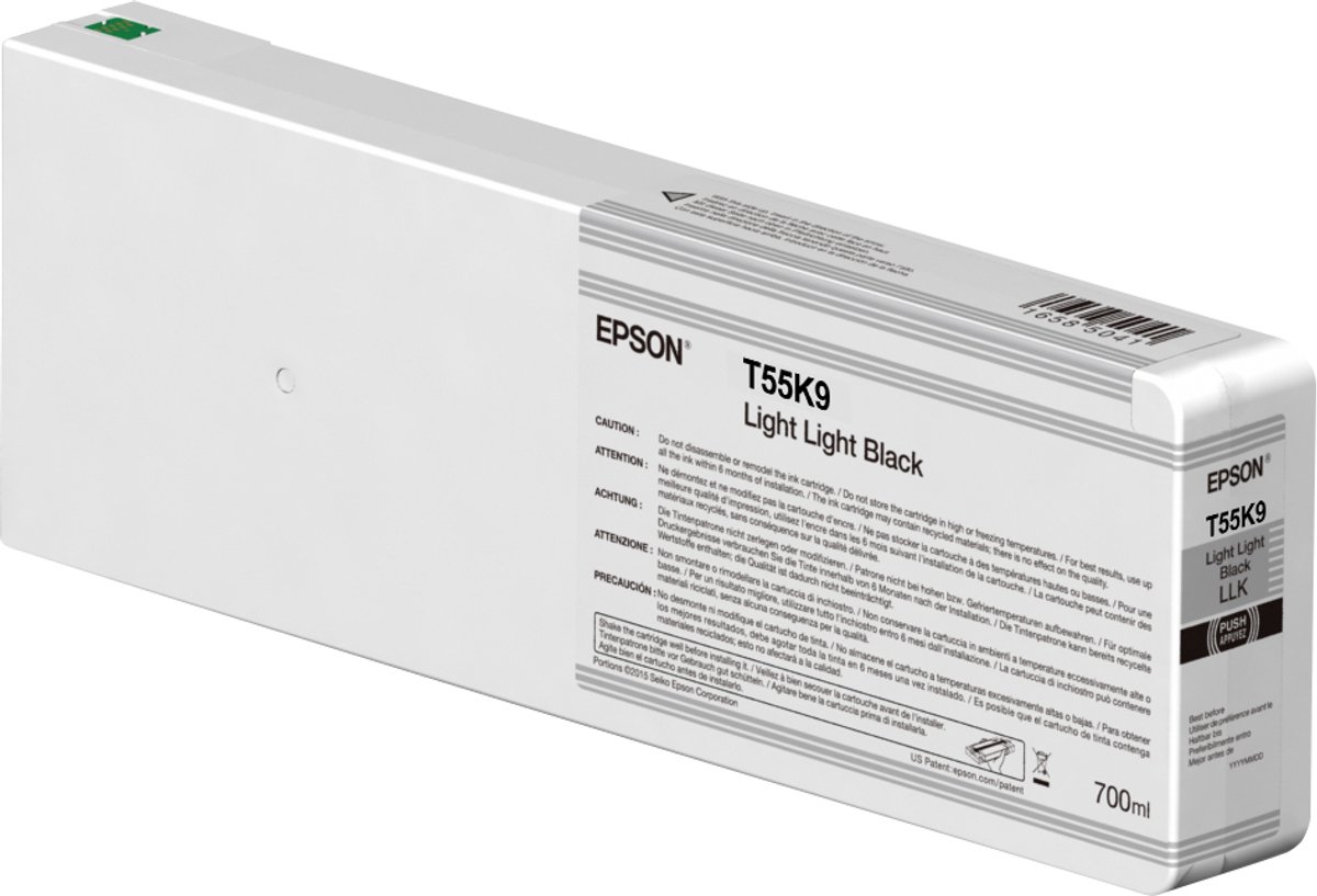 Epson T55K900 inktcartridge 1 stuk origineel lichtzwart