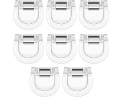 Set van 8 verstelbare zoomclips - Herbruikbare zoomclips - voor het zomen van kleding - Antislip tijdelijke kledinghouder - Afmeting 3 cm
