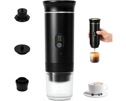 KZQ Draagbaar koffiezetapparaat - Mini reiskoffiezetapparaat - 3-in-1 zelfverwarmend elektrisch koffiezetapparaat - USB-C-interface - Geschikt voor koffiepoeder en koffiecapsules - Ideaal voor kamperen, wandelen en op kantoor