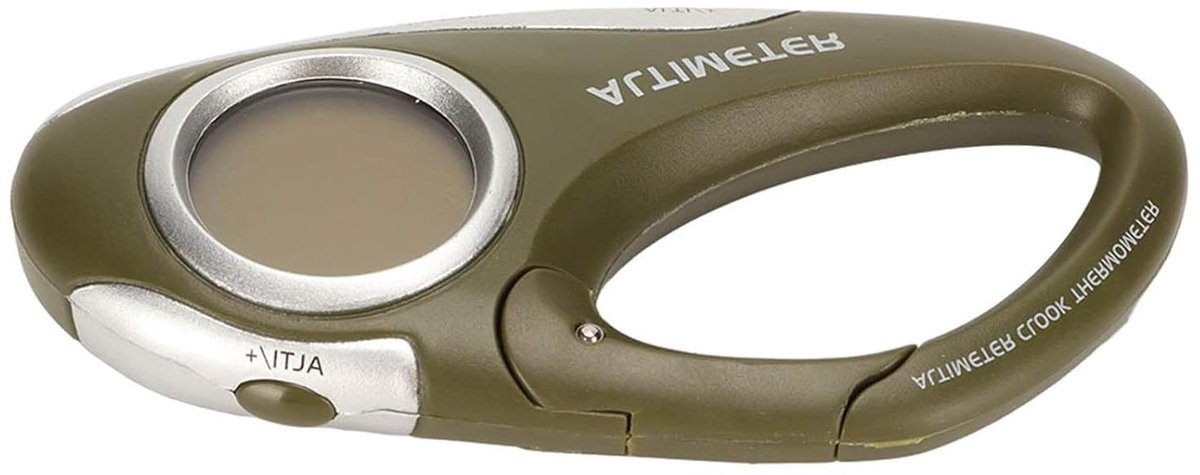 Digitale Hoogtemeter - Barometer Klok - Outdoor Activiteiten - Weersvoorspelling - 11 x 6 x 3 cm - Zwart
