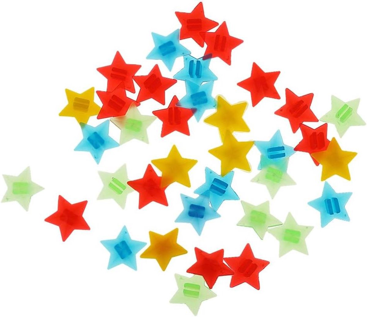 Fiets Spaak Kralen Wiel Decoratie Clips Kinderfiets Versieren Eenvoudig Clip-on Ontwerp 36 Stuks Meerkleurig