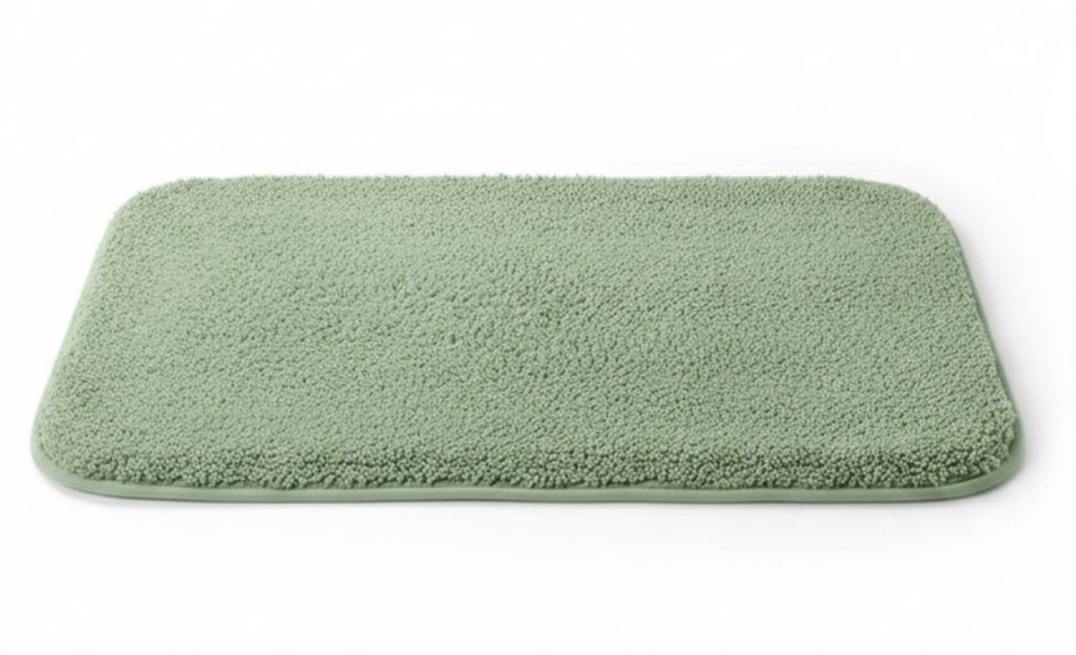 DnA® Badmat - Badmat Antislip - Douchemat - Lichtgroen - 60cm x 40cm x 2cm