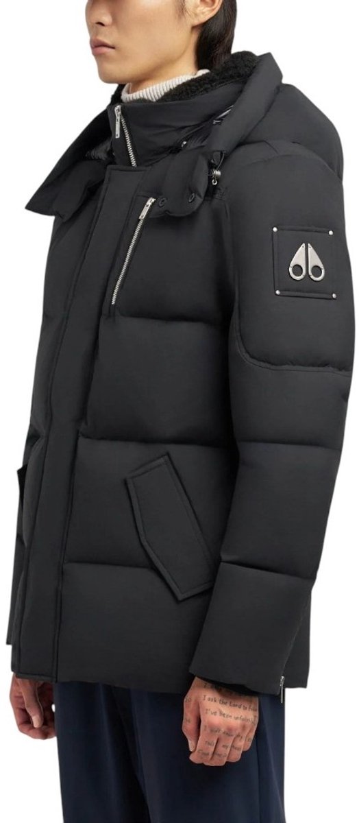 Moose Knuckles Heren Jas Zwart M35MJ146/292 Everest 3Q Puffer