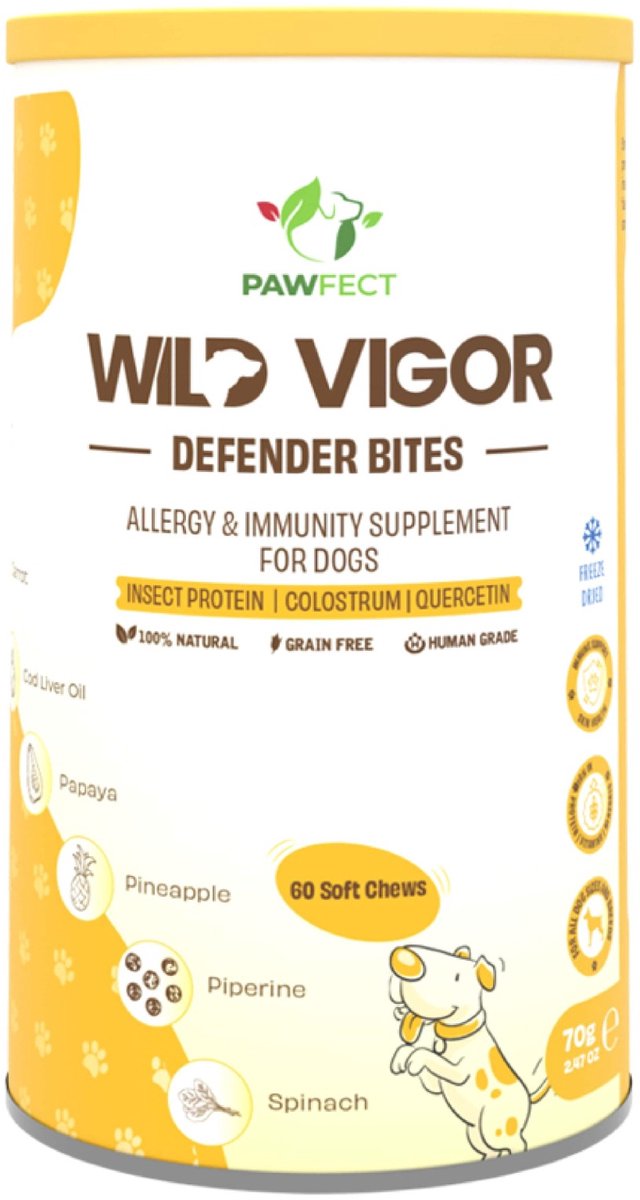 Pawfect Wild Vigor Defender Bites 70 gr.