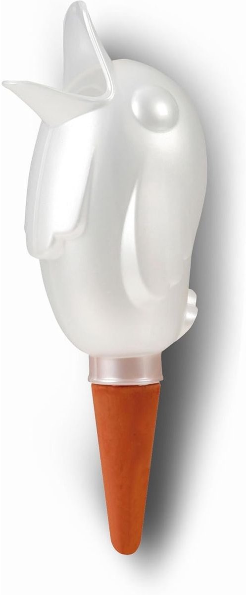 Scheurich Bördy XL, Waterreserve waterdispenser van kunststof en kleikegel, Champagne Pearl, 29 cm hoog, 0,6 l vol.