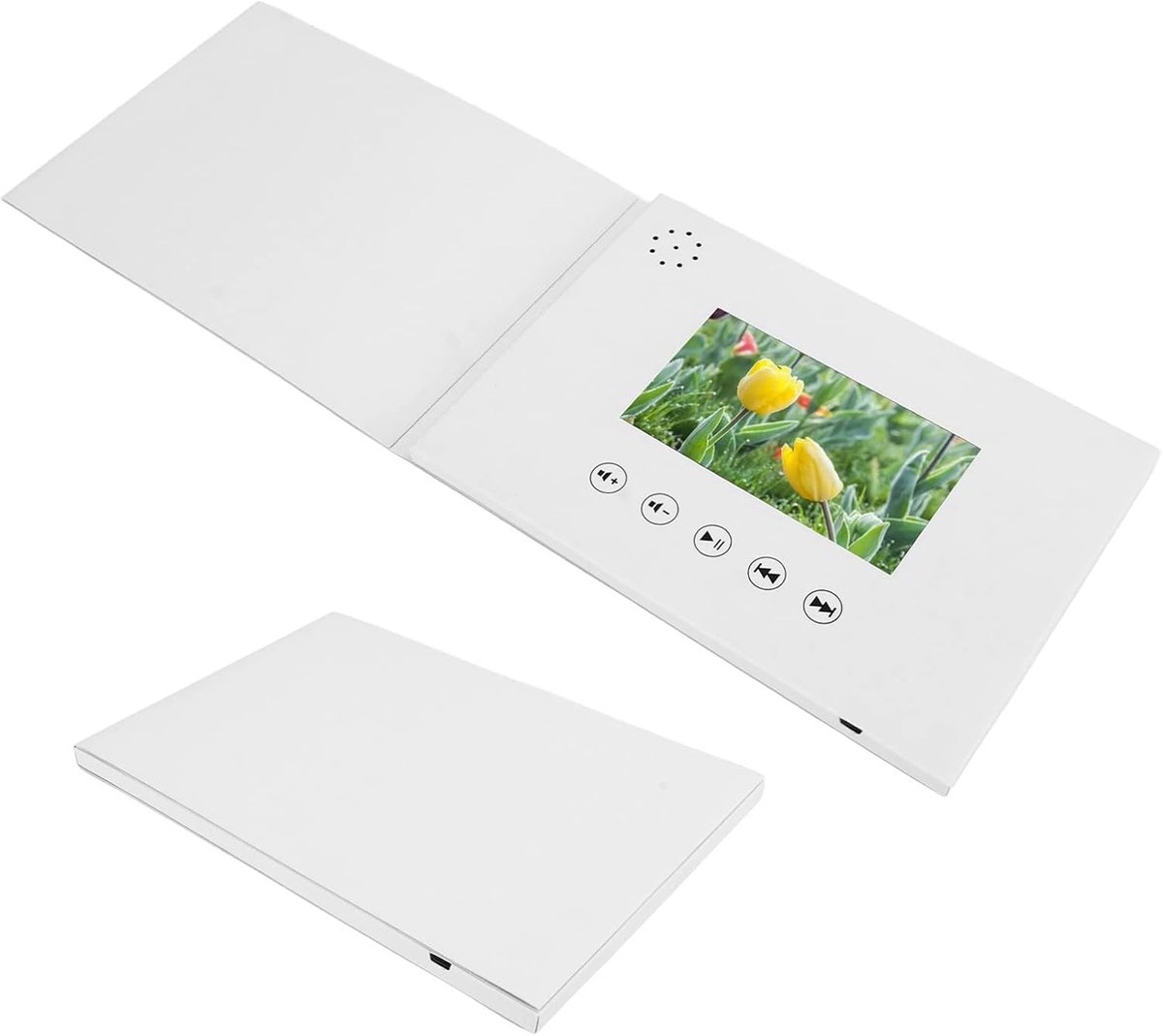 Video Greeting Card - Video Brochure - Elektronische Wenskaart met LCD Kleuren Display en USB Poort voor Verjaardag - Jubileum - Feestdagen - Kerstmis - 4.3 Inch