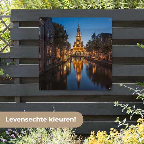 Nappe de jardin Alkmaar - Canal - Nuit - 100x100 cm