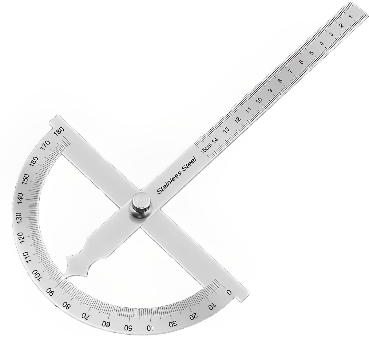 Store_9 - Protractor - Hoekmeter - 0-180° - Universele Hoekmeter - Voor school en timmerwerk - 150mm