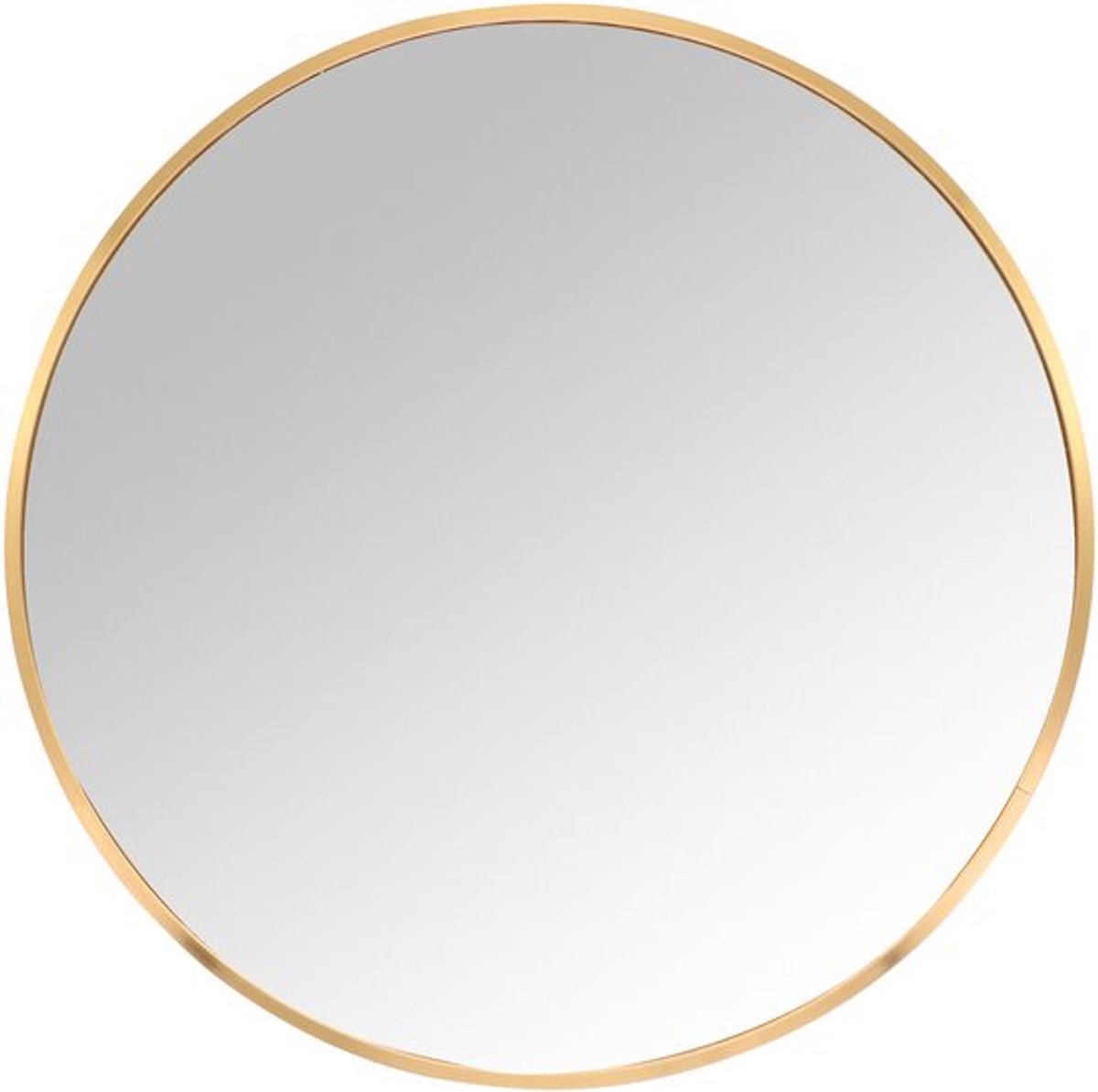 Mano Collection Mone - Goud 50x50 cm Spiegel over de hele lengte - Moderne wandspiegel voor de woonkamer - Toiletspiegel - badkamerspiegel - make-upspiegel