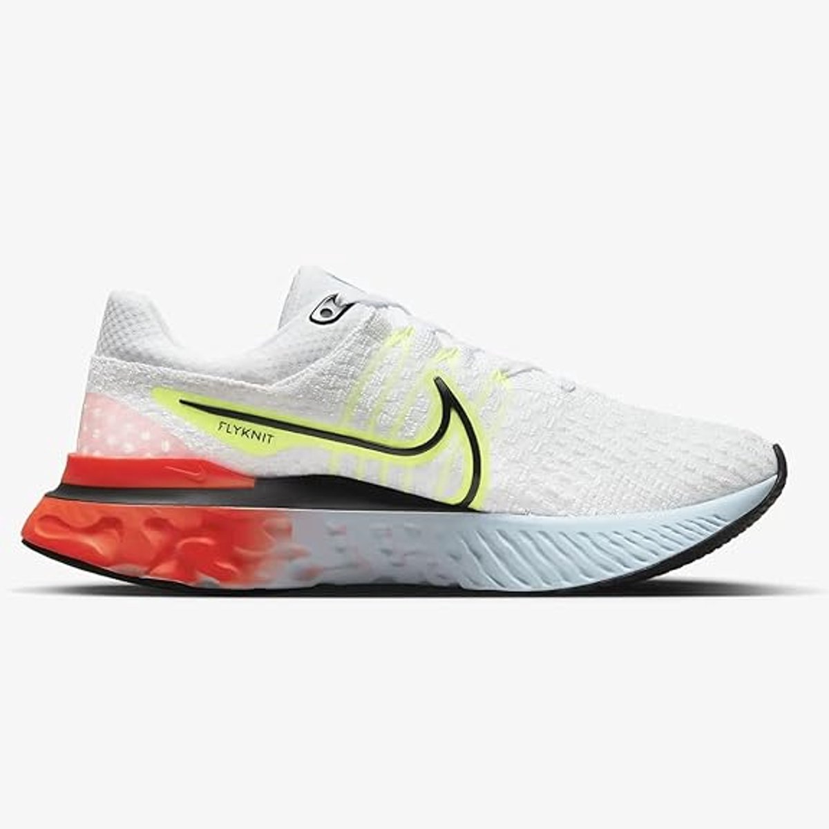 Running Nike React Infinity Run Flyknit 3 ” Volt Crimson” Wit
