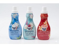 Denkmit - Wasparfum -Probeerpakket - 3x 400ml - Cotton Dream, Floral Whisper & Glamorous Moment - Luxe Wasgeur Mix