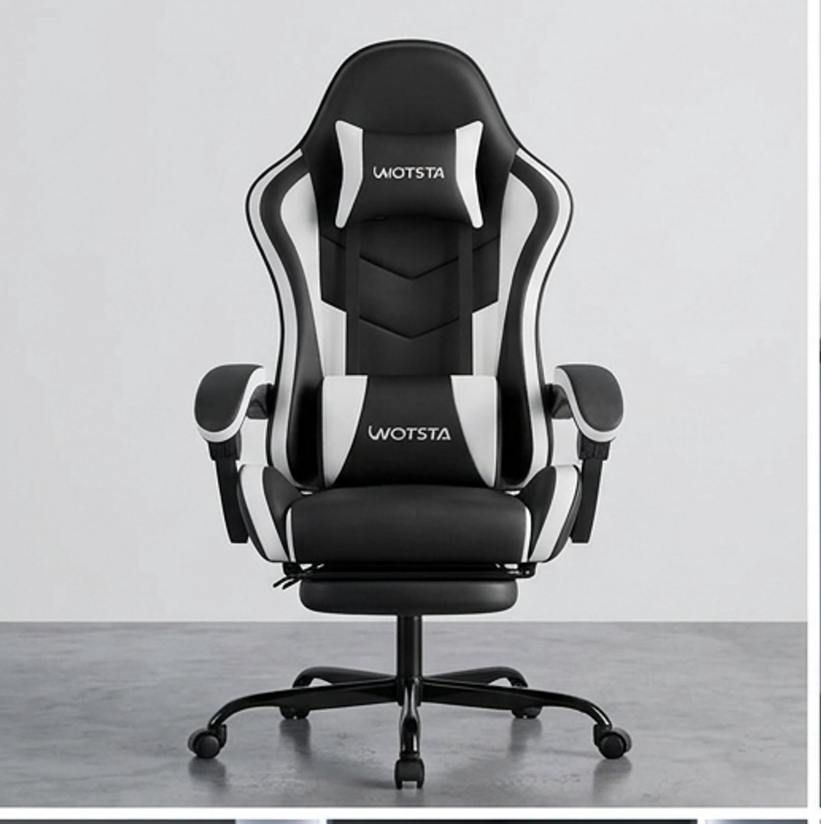 IronX Pro Gaming Stoel – Ergonomische Bureaustoel – Gaming Chair Zwart – Verstelbaar – Schommelmechanisme – PU Leer – Stalen Frame – Kinder & Jongeren Maat S/M - Mobili Bella