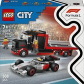 Camion d'exposition LEGO City F1® avec voiture de course Audi F1® - 60493