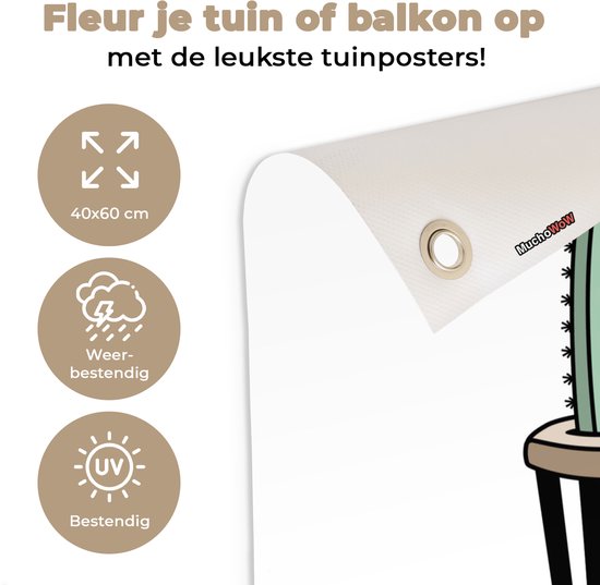 Papy cadeau Vaderdag - Tu es le plus beau papy - Poster jardin blanc 40x60 cm