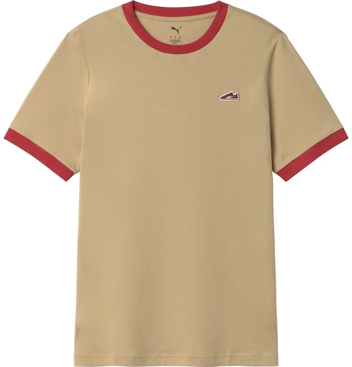 Puma Sneaker T-shirt Met Korte Mouwen XL Man Sand Dune